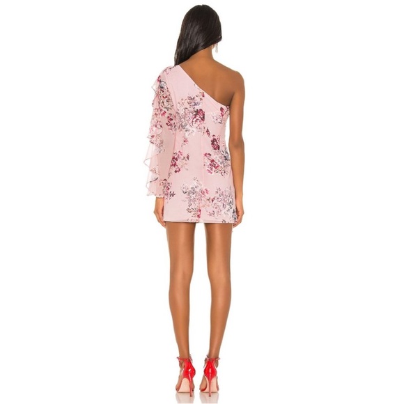 NWOT REVOLVE x Michael Costello Carter Dress in Pink Floral - Picture 4 of 8